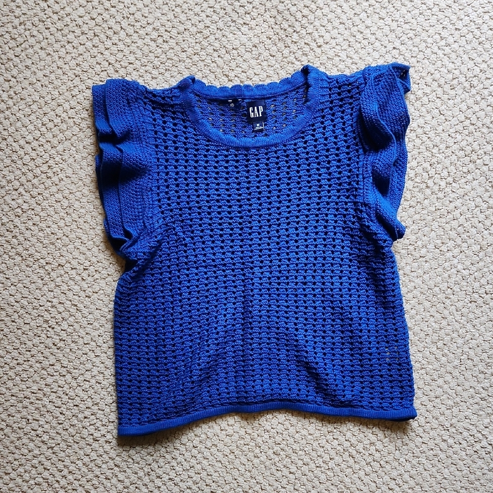 GAP Blue Knit Top